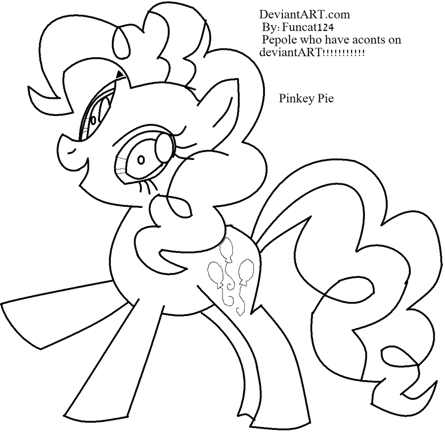 sad pinkie pie coloring pages - photo #20