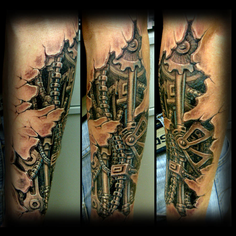 biomechanic tattoo by