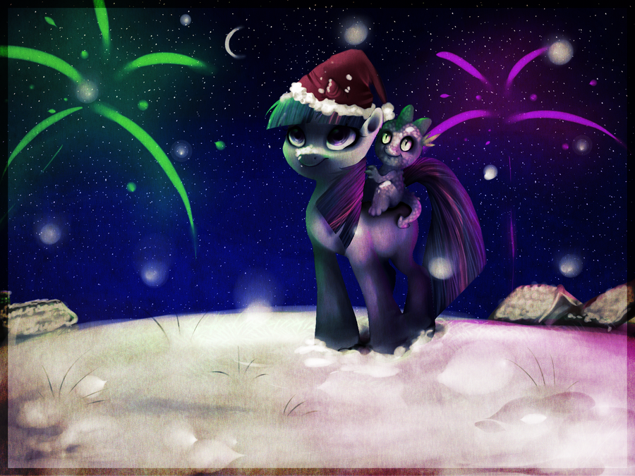 [Bild: my_first_xmas_at_ponyville_by_imalou-d4kh6fc.png]