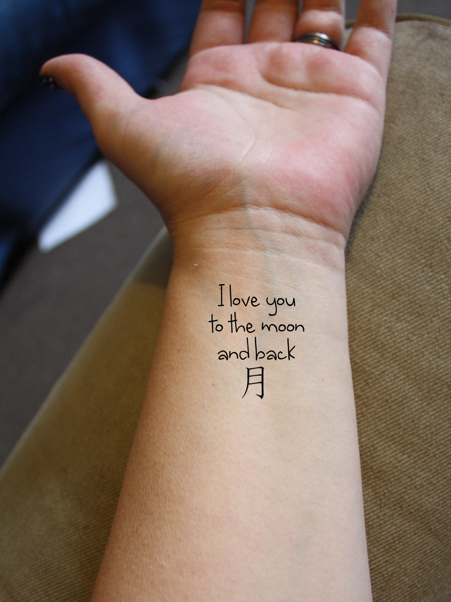 moon and back tattoo idea by tallis designs designs interfaces tattoo ...