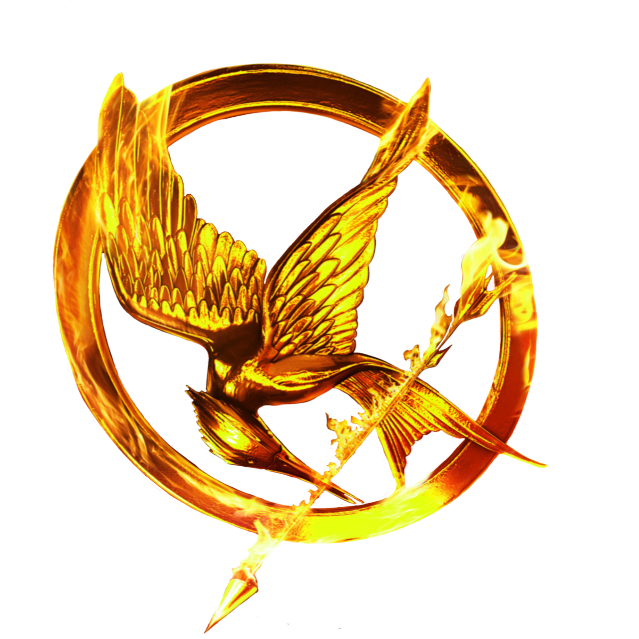 The Hunger Games Movie Logo (ring) by allheartsgoboom on
