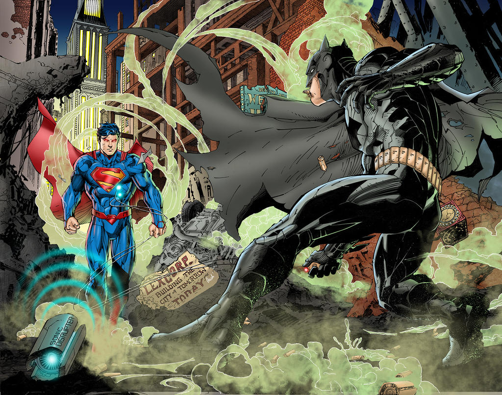 batman vs superman by j skipper cartoons comics digital media comics ...
