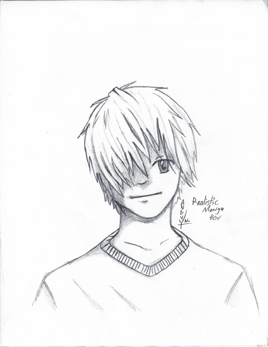 Realistic Manga Boy by Leapoffaith4 on DeviantArt