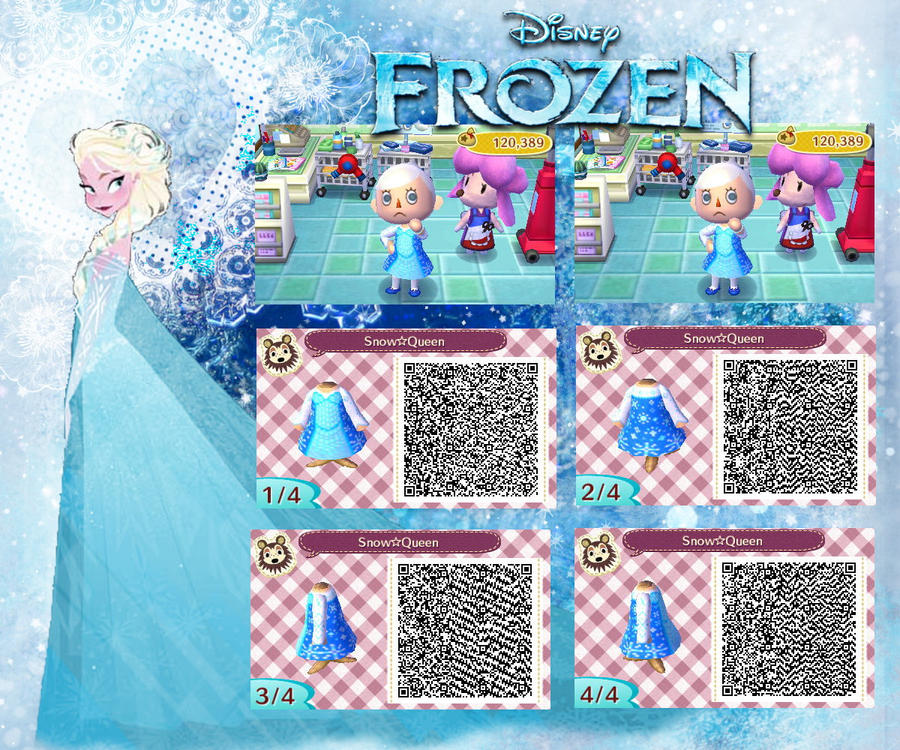 Animal Crossing: New Leaf QR code ( Frozen ) by Rasberry-Jam-Heaven on ...