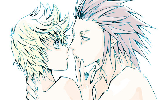 axel and roxas. Axel and Roxas by ~Mefubool on