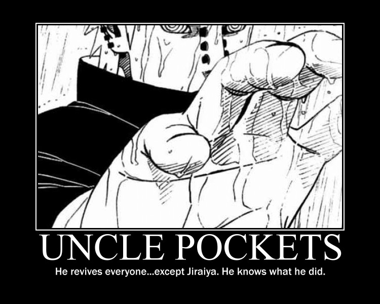 Pain Naruto's Uncle Pockets by Skullstarproductions on deviantART