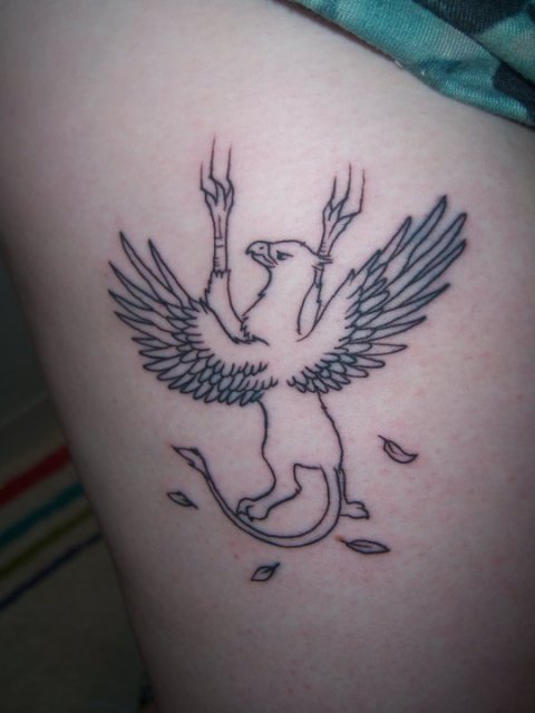 Griffin Tattoo by ~ShortySilly16 on deviantART