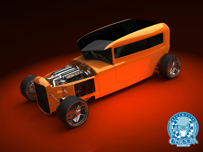 ford 32 hot rod by chicon3d on deviantART