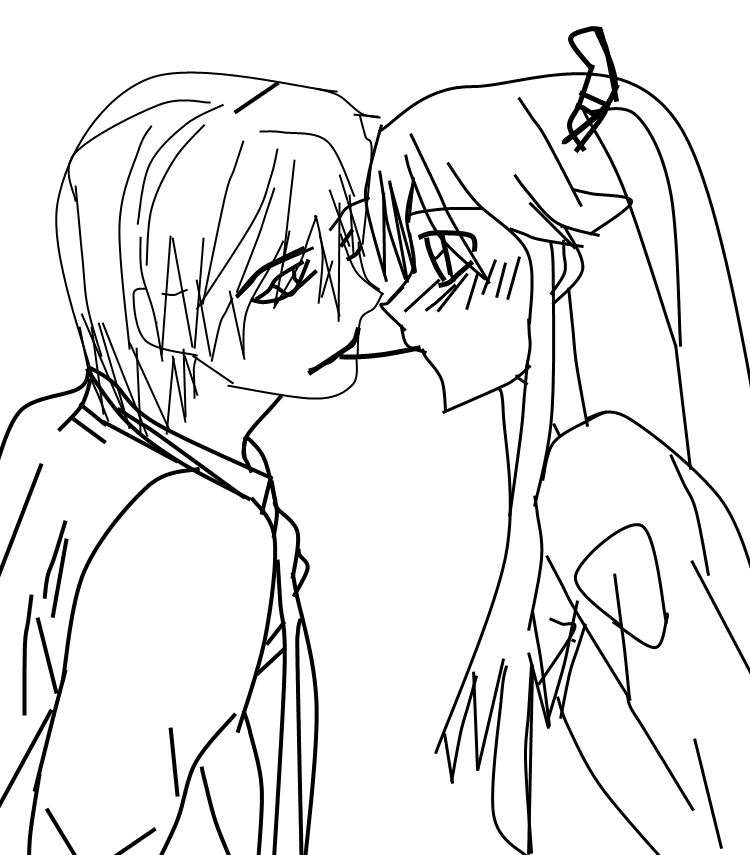 fairy tail coloring pages anime couples - photo #27