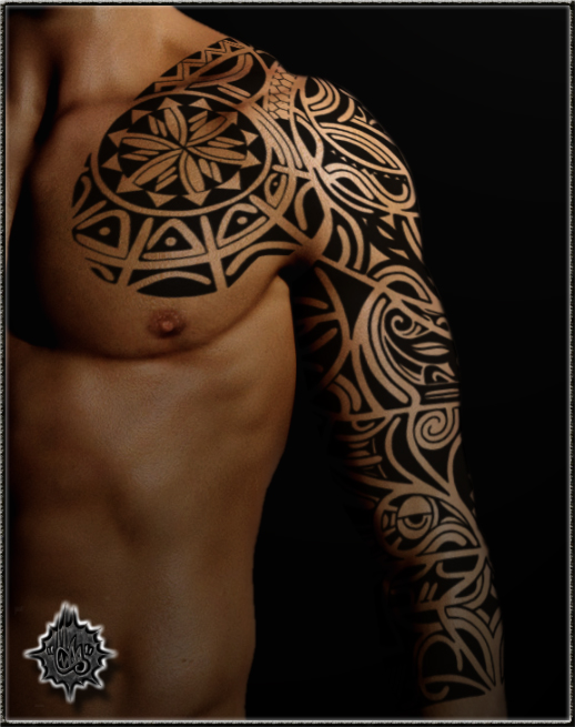 tattoos tribal sleeves. Tribal sleeve by *shepush on deviantART