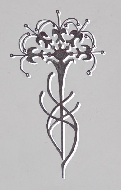 Nouveau Lycoris | Flower Tattoo