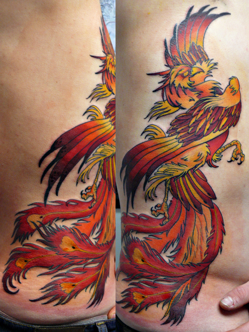 phoenix on ribs by michaelbrito on DeviantArt