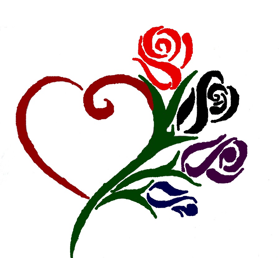 clipart of roses and hearts - photo #30