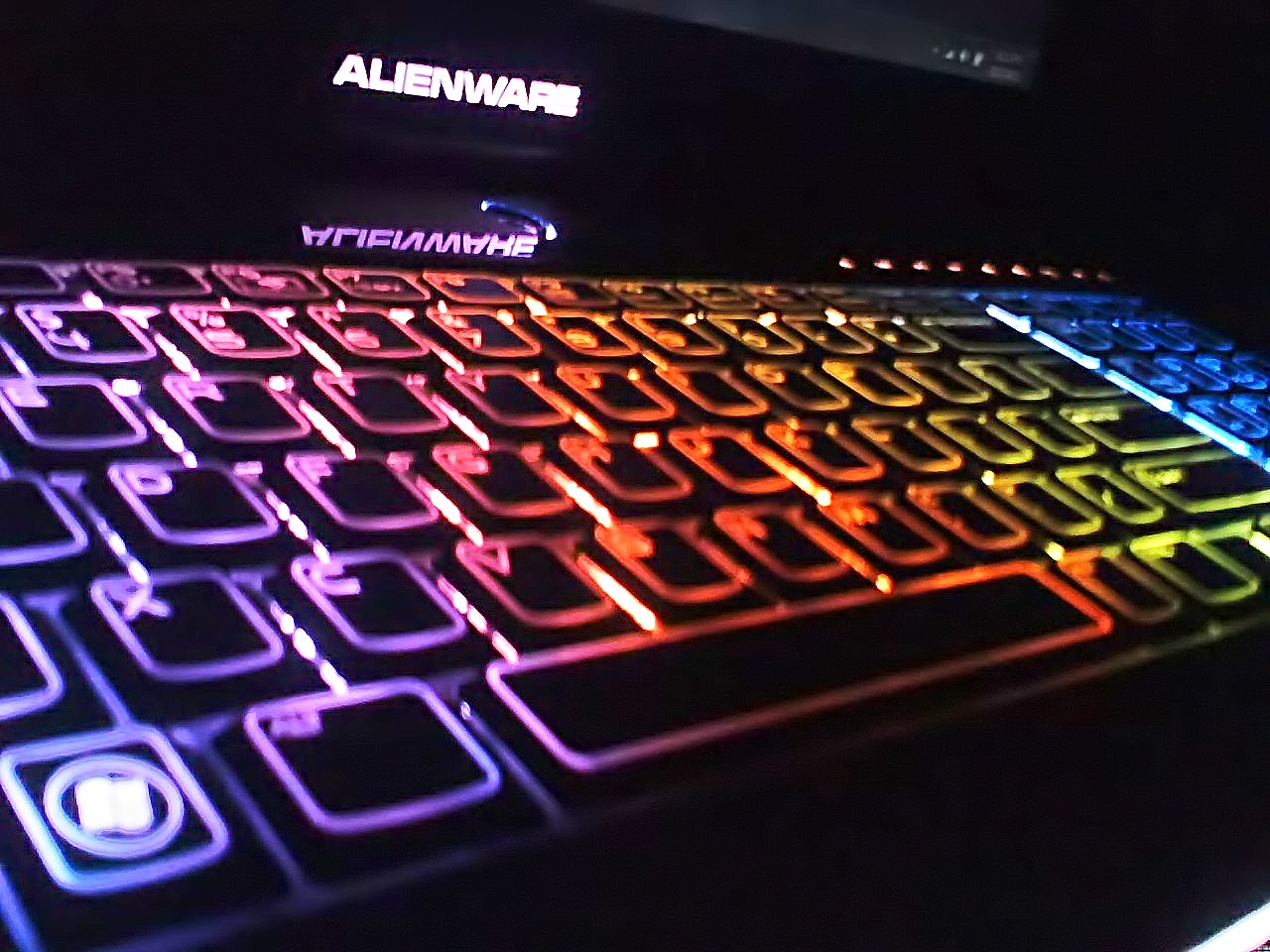 Alienware - Sunset Keyboard by DeviantDolphinART on DeviantArt