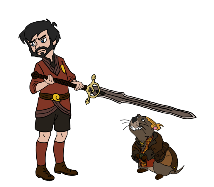 dapooh__hawke_and_varric_by_anniezard-d3jvozg.png