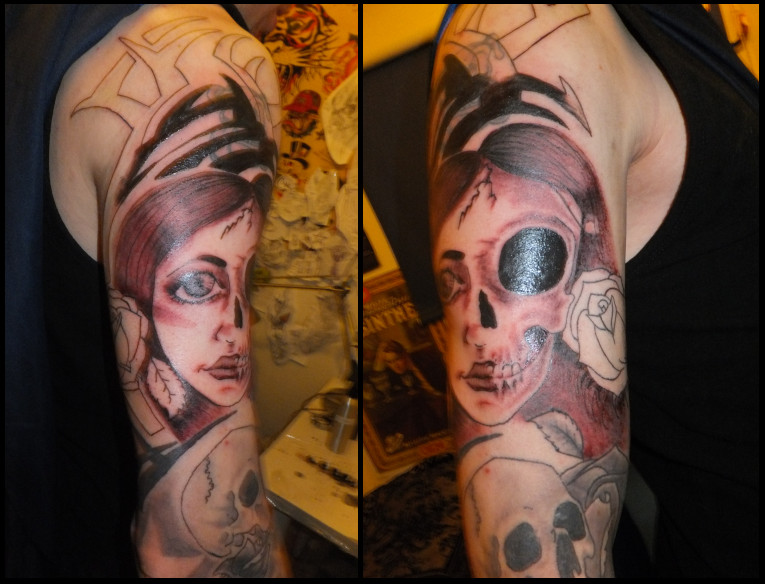 SkullFace Tattoo by NatRadzi on deviantART