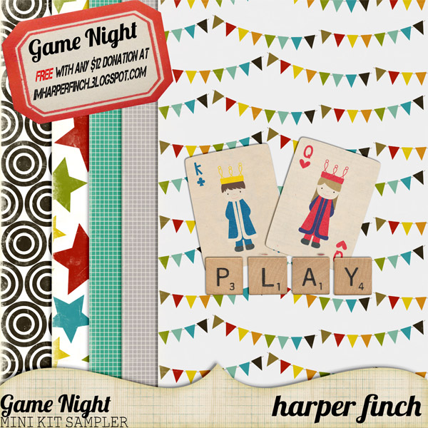 Game Night Sampler by Harper Finch by harperfinch