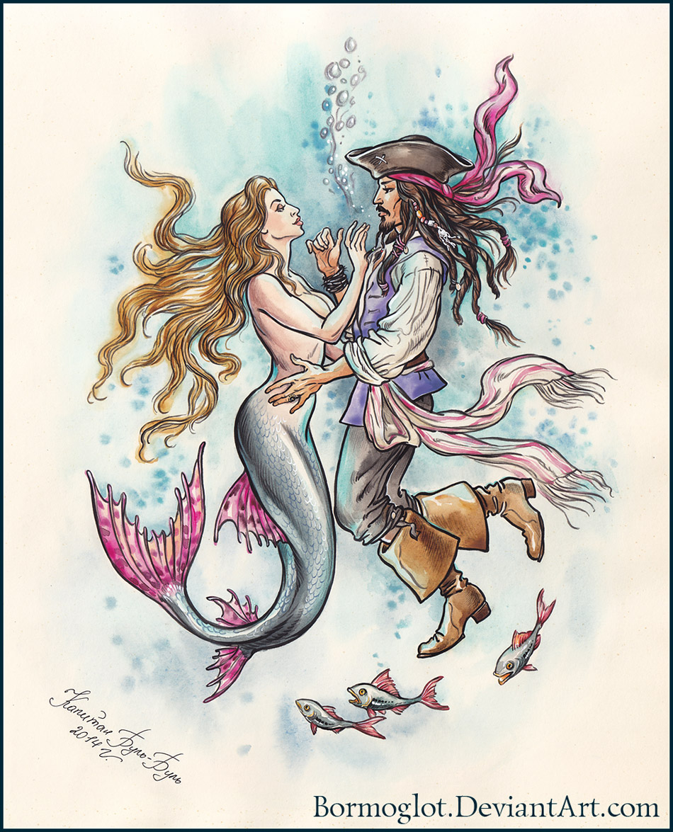 pirate_and__mermaid_3_by_bormoglot-d847o