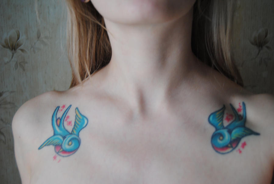 tattoo birds - shoulder tattoo
