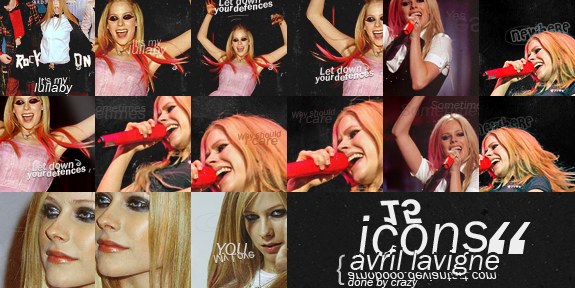 Avril Lavigne Icons. icons avril lavigne 15 by ~ArNoBoOo on deviantART