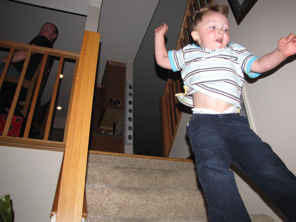 Jumping Down Stairs