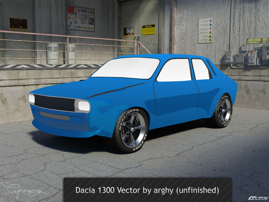 Dacia 1300 Vector by arghy on deviantART