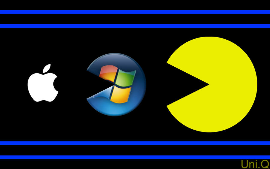 Pacman Rulez Mac Apple Wallpaper > Apple Wallpapers > Mac Wallpapers > Mac Apple Linux Wallpapers