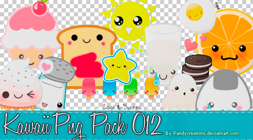 Kawaii Png Pack O12 by PandyCreations
