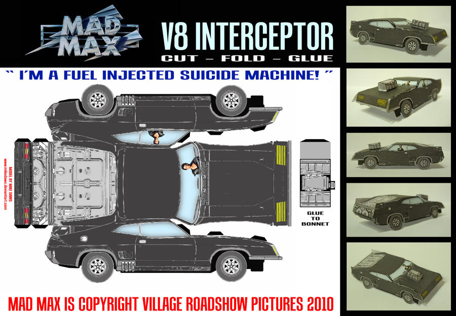 Mad Max V8 Interceptor by mikedaws on deviantART