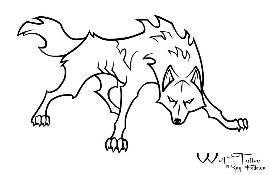 Wolf Tattoo by *KayFedewa on deviantART