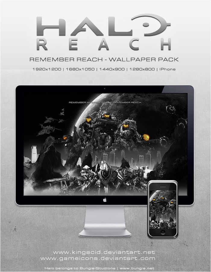 halo reach wallpaper. Halo Reach - Wallpaper Pack by
