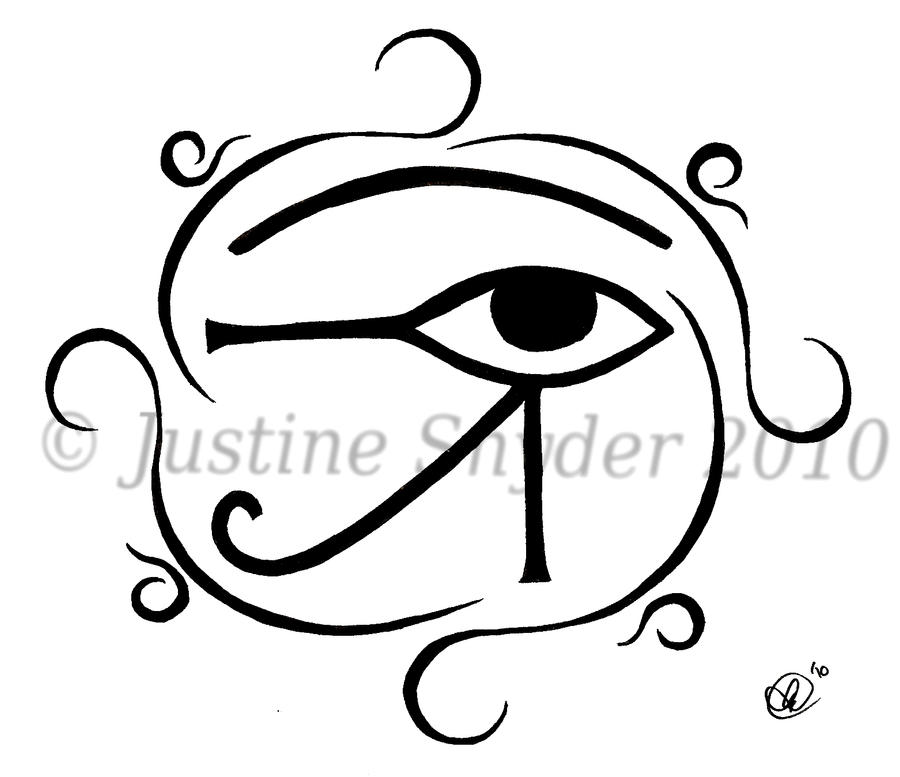 Eye of Horus Tribal Art by ChalupaGurl13 on deviantART