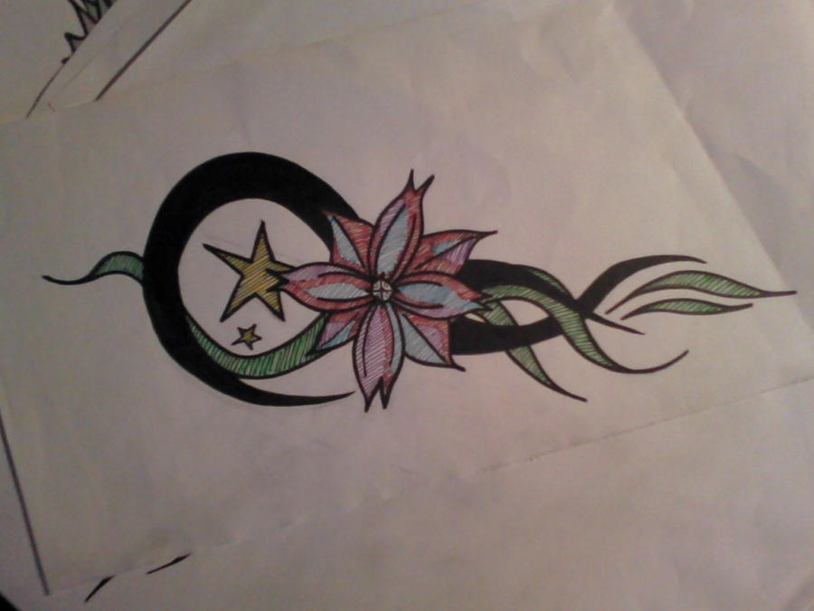 tribal flower | Flower Tattoo