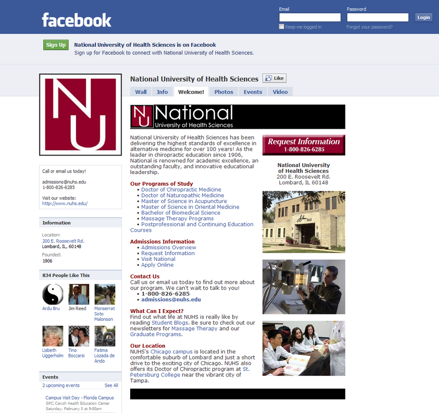 facebook welcome. NUHS Facebook Welcome Page by ~rlcamp on deviantART