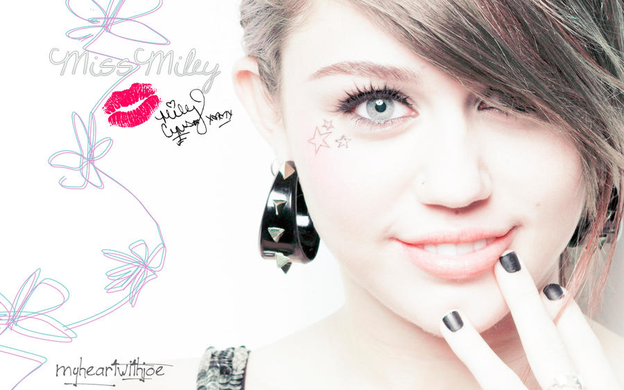 wallpaper miss miley cyrus by MyHeartWithJoe on deviantART