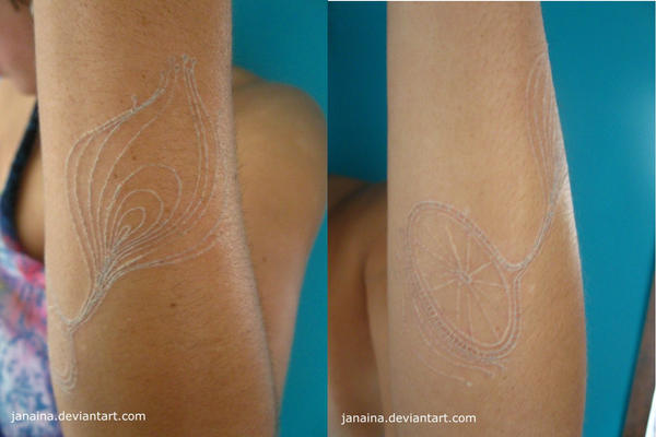 kat's white tattoo 2 by Janaina on deviantART white tattoo