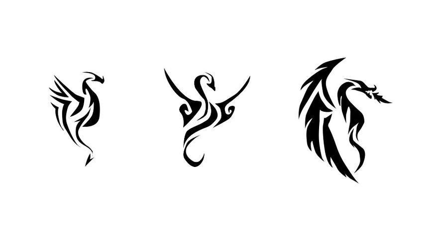 Upgraded Dragon tattoos by
