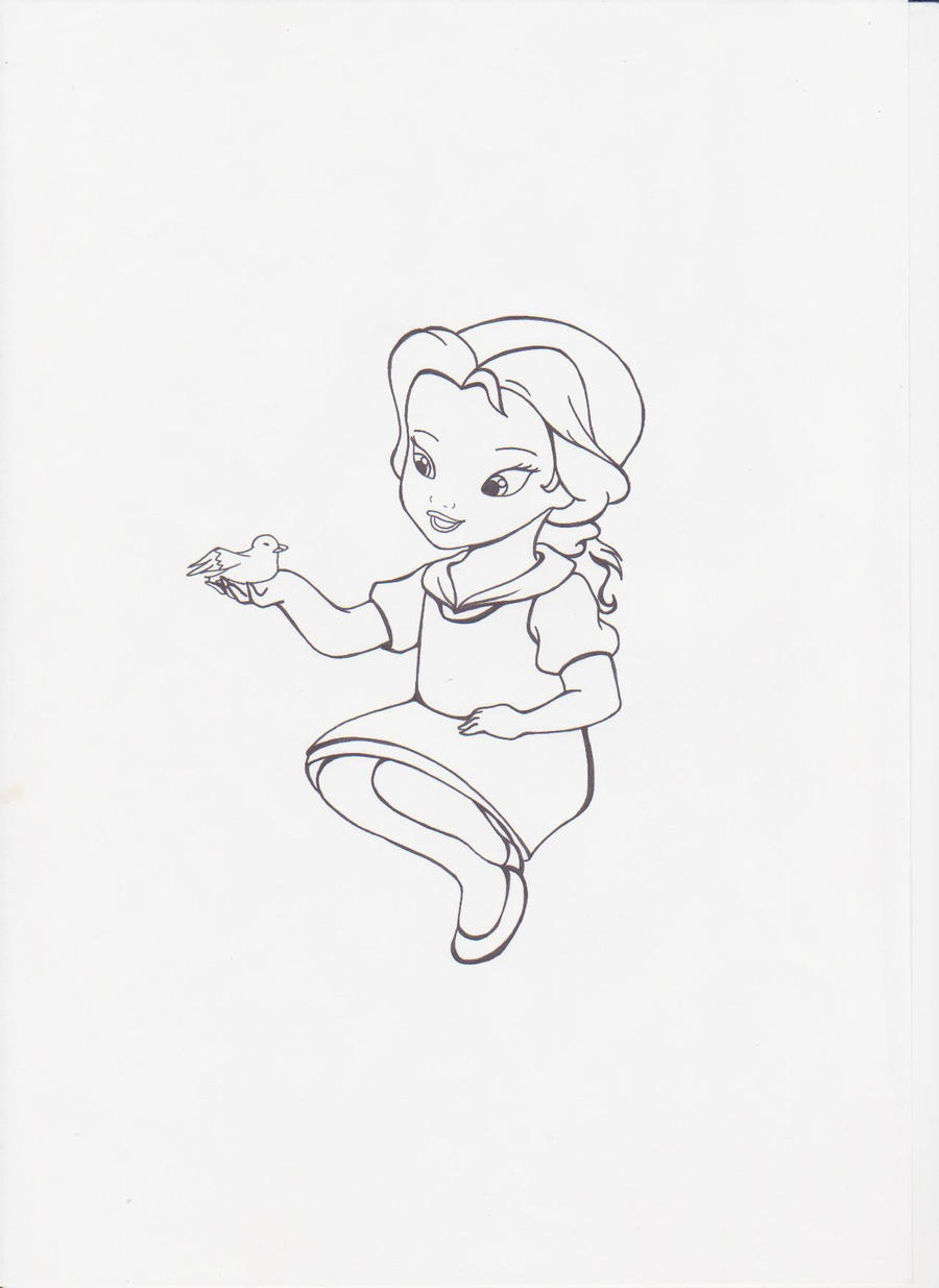 baby belle coloring pages - photo #3