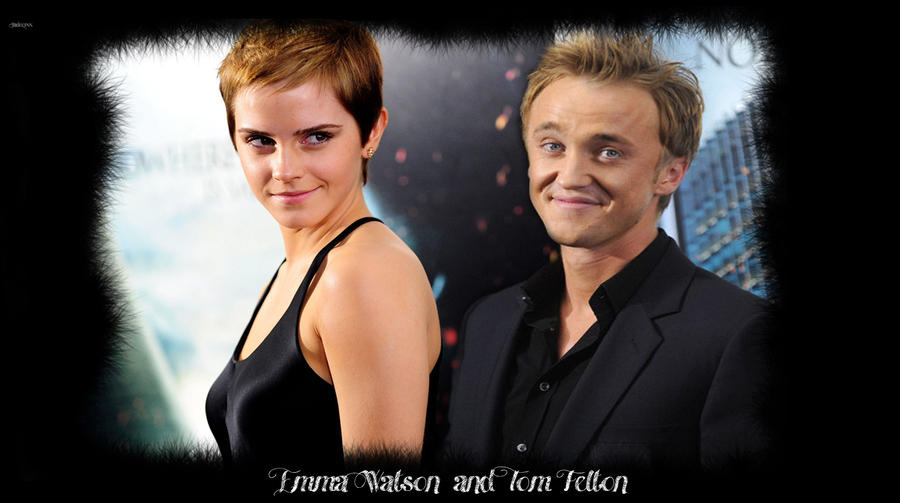 tom felton and emma watson photoshoot. Tom Felton and Emma Watson by