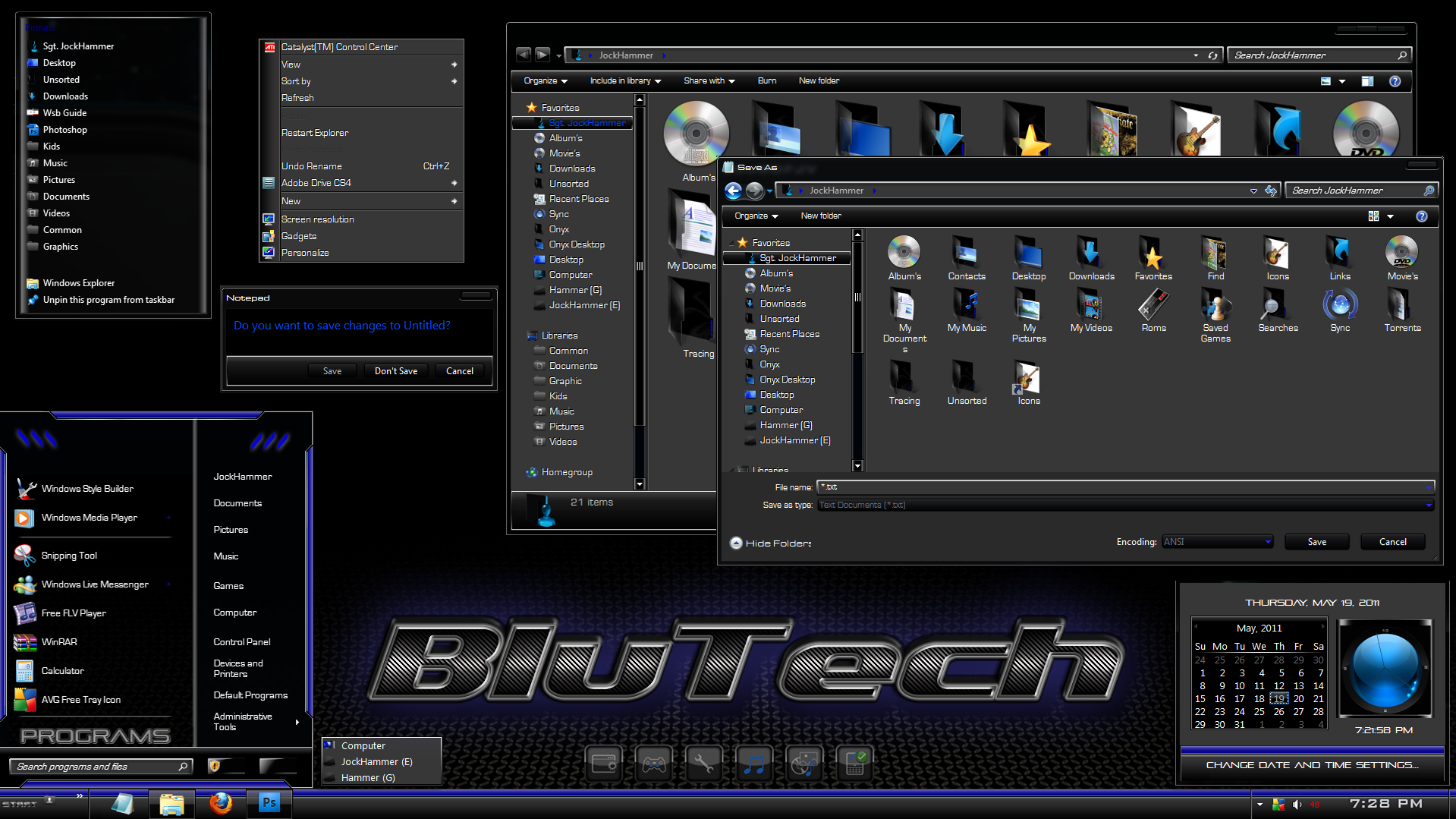 Windows 7 themes 3d fully customized 2011 free download