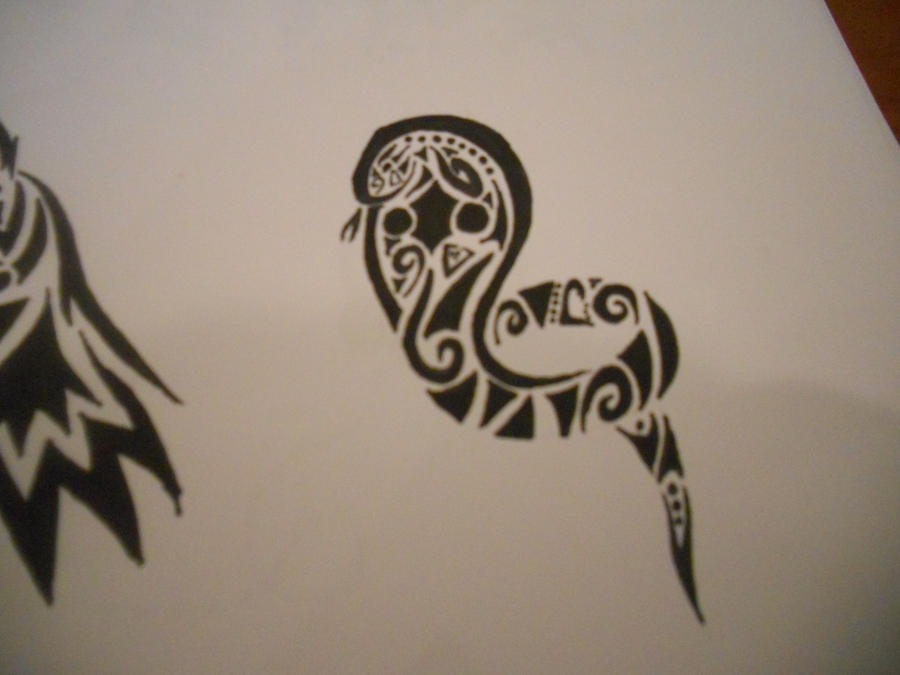 Tribal Cobra Tattoo by