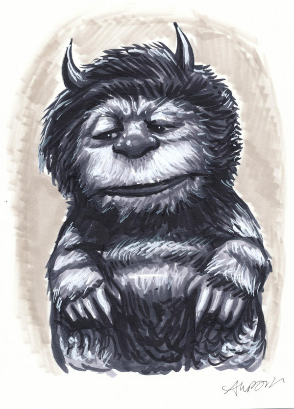 Where The Wild Things Are Carol Drawing