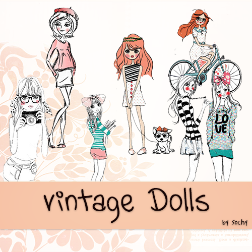 Pack Vintage Dolls by Tutoriales-Sochy
