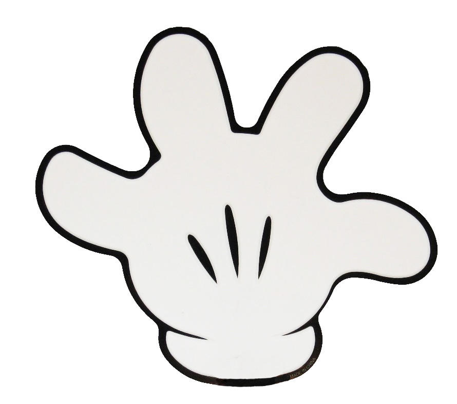 free mickey mouse glove clip art - photo #4