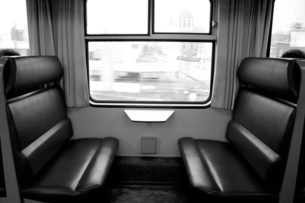 empty train seat by Spacebus on DeviantArt