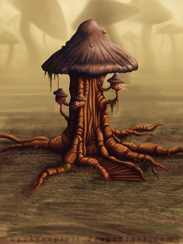 mushroom_tree_by_baukjespirit-d5v9cw2.pn