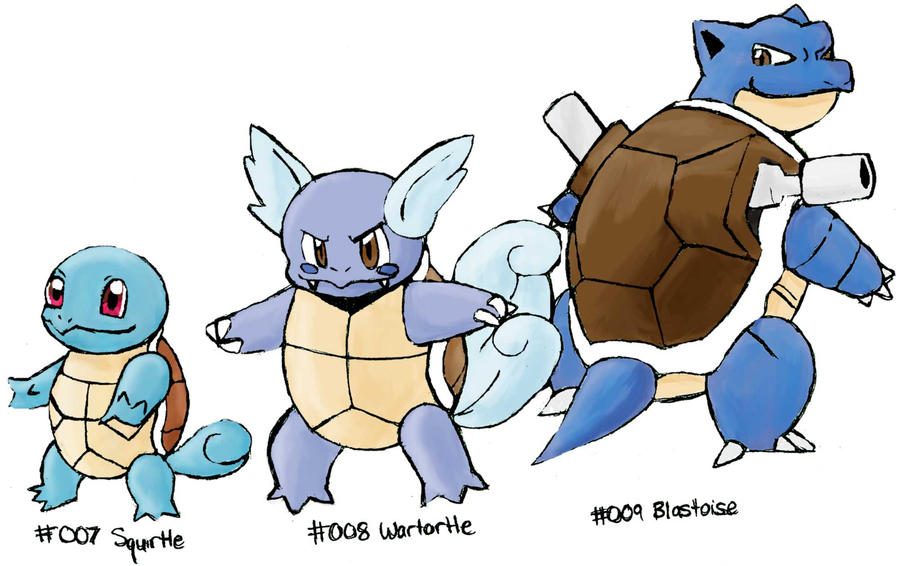 Squirtle Evolutions 33