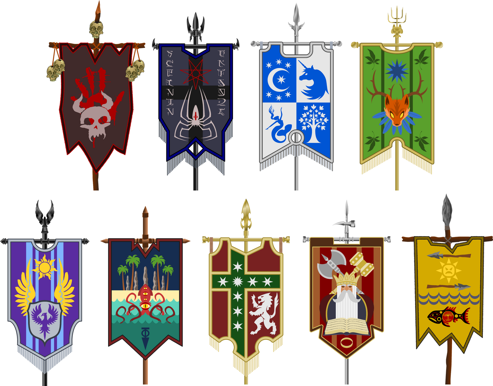 war banners - Google Search | Medieval banner, Fantasy banner, Fantasy flag