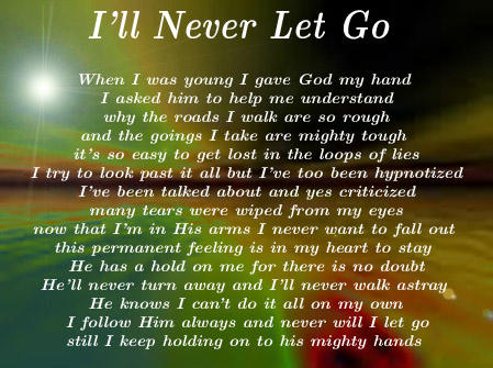 ll Never Let Go by christians