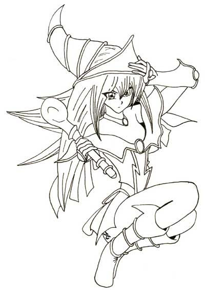 magician girl coloring pages - photo #39